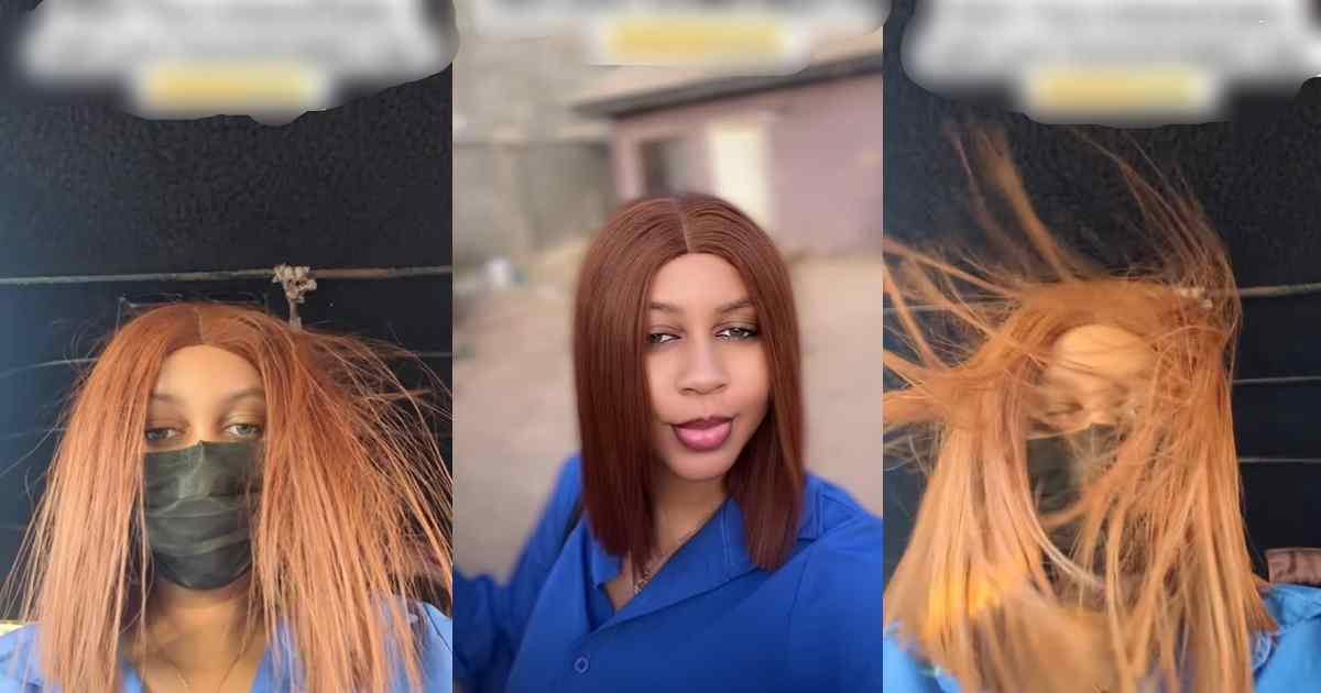 “Sit next to the rider next time” – Lady shares what Keke Napep breeze did to her bone straight wig (WATCH)