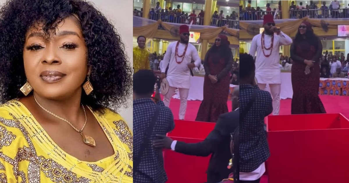 “An altar is not a place designed for w!cked souls who cause hav0c” – Rita Edochie blamǝs her spiritual father, Pastor Odumeje for hosting a certain couple in his church (VIDEO)