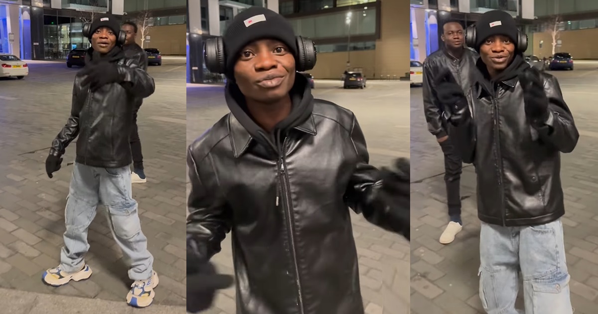 “I remember when dem day always laugh this guy” – Netizens get motivated as Yungi Duu lands in the UK for his first music tour (VIDEO)