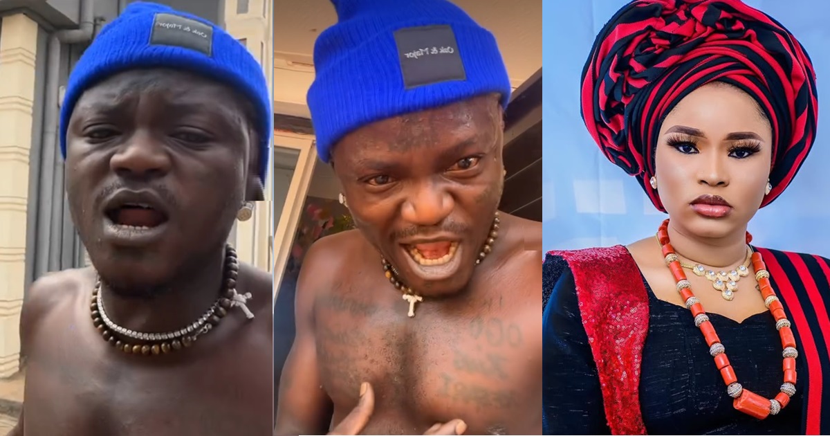 “Na bone I carry no be fish, you that I met during 2some” – Portable cursed the living daylights out of Queen Dammy who decided she was done with him (VIDEO)