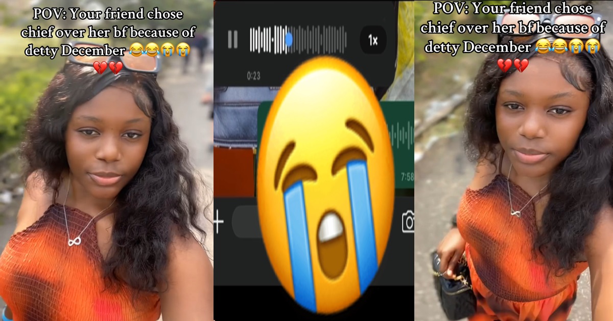 “Are you a chief abi a th!ef?” – Lady disappointed as Chief refused to pay for her ‘services’ and even took money from her purse (VIDEO)