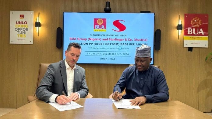 BUA Group signs deal to manufacture packaging materials