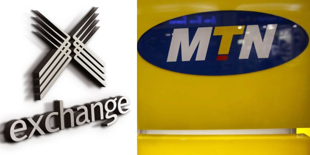 Exchange Telecoms and mtn Logos