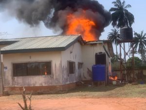 706 Ballot Boxes, Generators Burnt As Fire Razes INEC Office