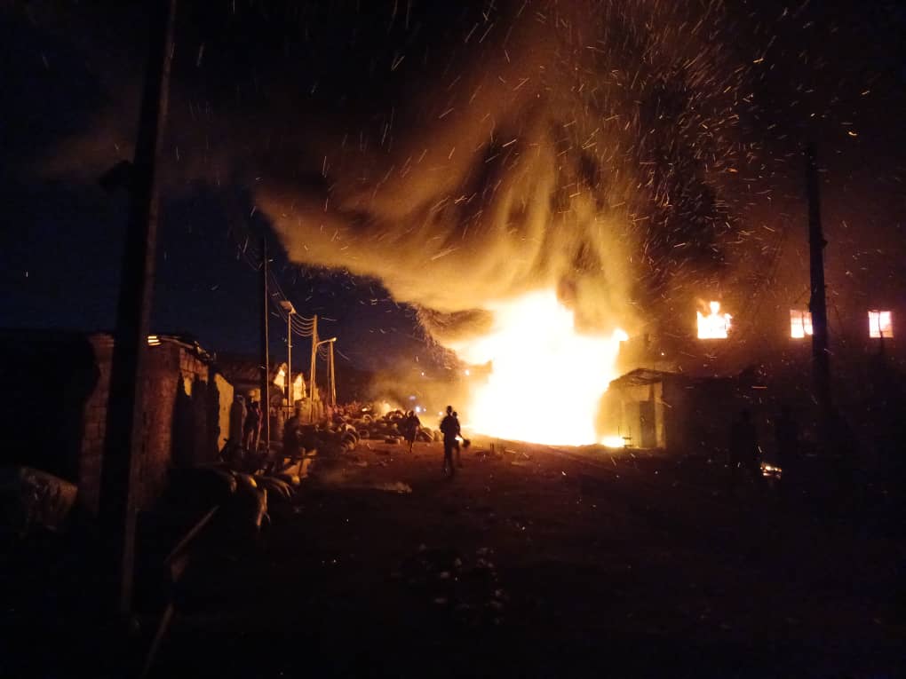 OYO: Fire guts Ibadan spare parts market