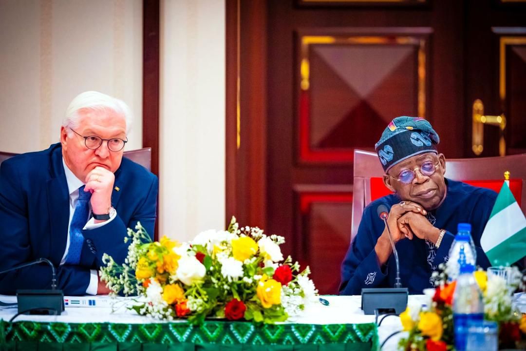 President of Germany Frank–Walter Steinmeier and Tinubu