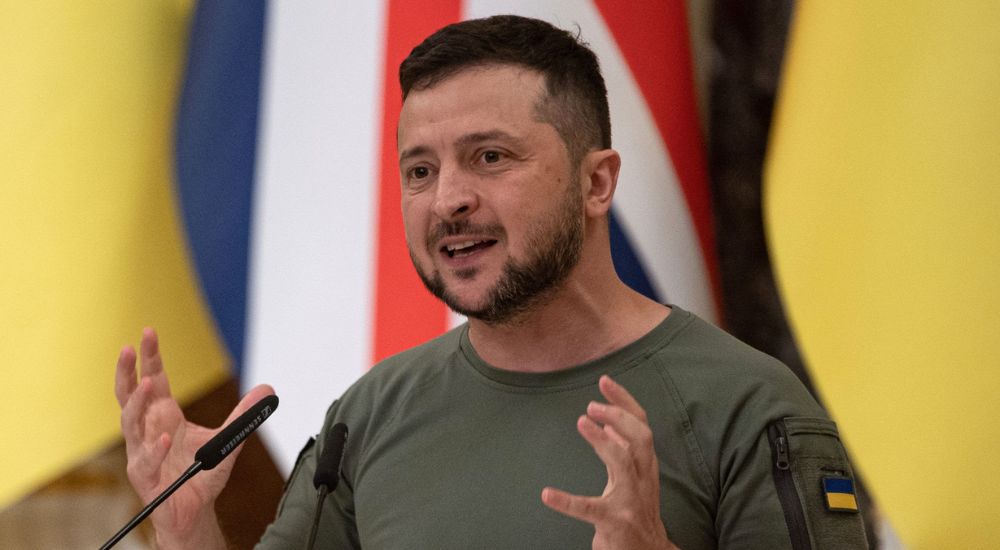 Ukrainian President Volodymyr Zelenskyy