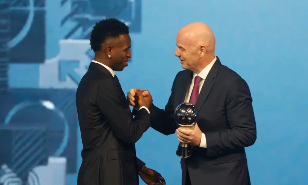 ‘I’m the best in the world‘ – Vinicius reacts after winning FAFA award