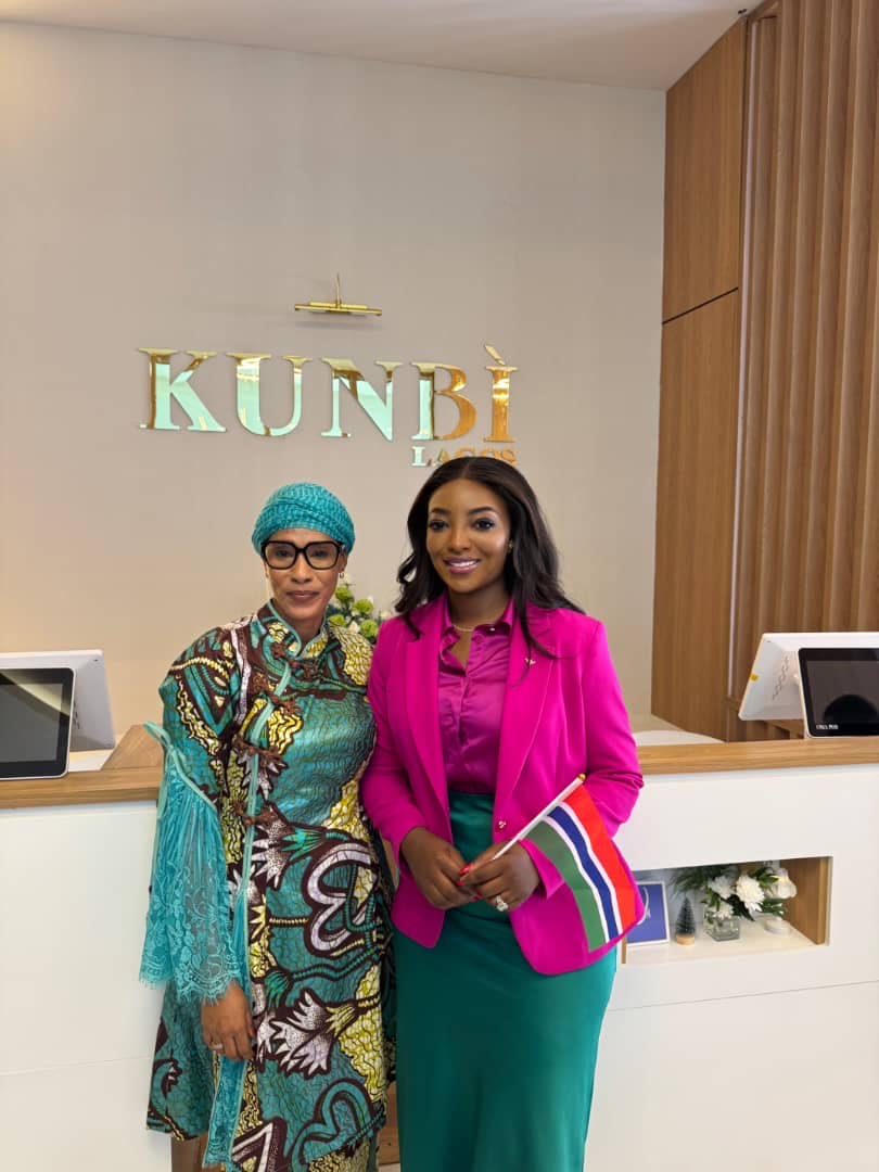 Gambia First Lady Fatoumatta Bah-Marrow visits April by Kunbi, says Africa is blessed