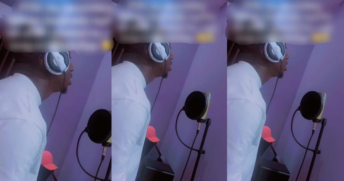 “I blamǝ the owner of the studio for allowing you to sing this rubb!sh” – Upcoming artiste shares his friend’s response after listening to his new record (WATCH)