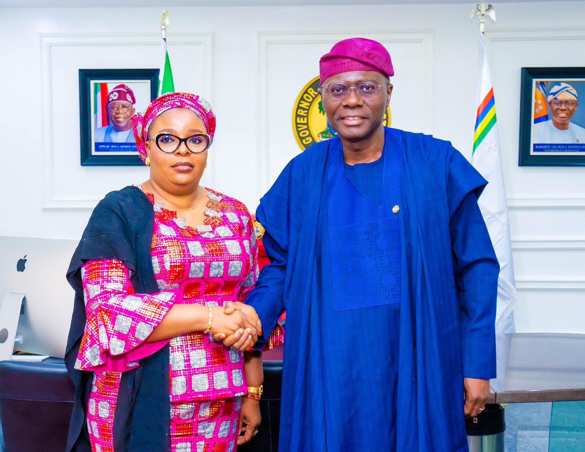 Sanwo-Olu Pledges Cooperation with New Lagos Speaker Meranda