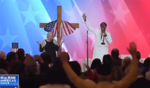 Nathaniel Bassey Ministers at Trump’s Prayer Breakfast