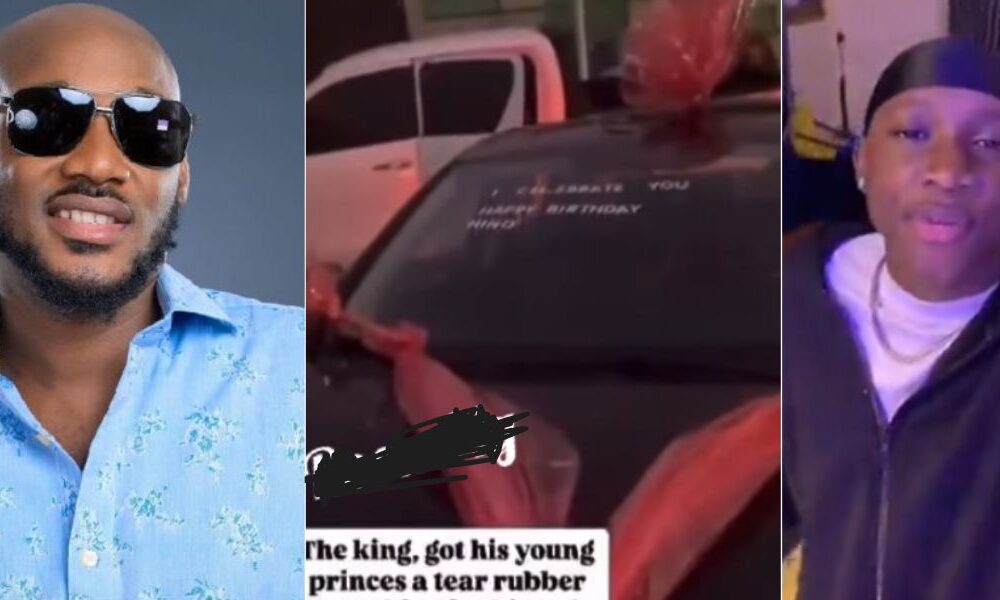 2Baba gifts 19 year old son a brand new car for his birthday