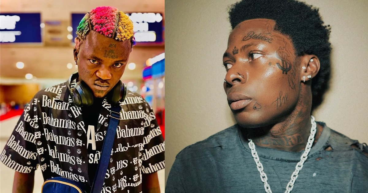 “Don’t compare me with Asake. I don’t look like him, I look like Lil Wayne” – Singer Portable responds to comparisons with Asake following the latter’s recent face tattoos