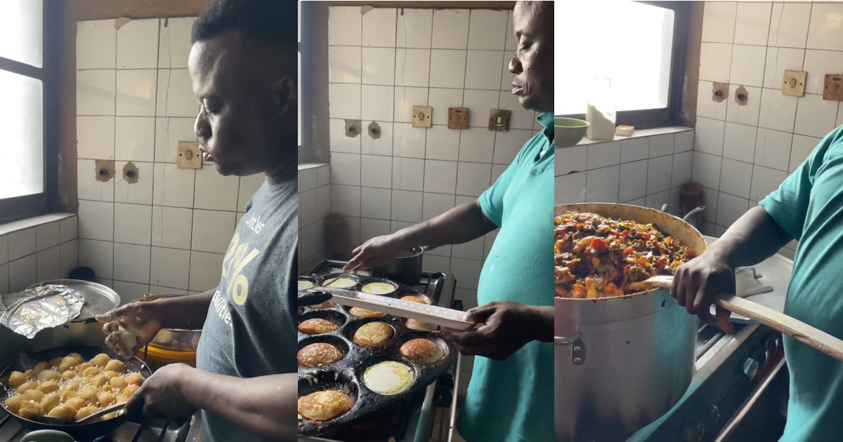 Lady flaúnts her dad’s passion for cooking impressing netizens (VIDEO)