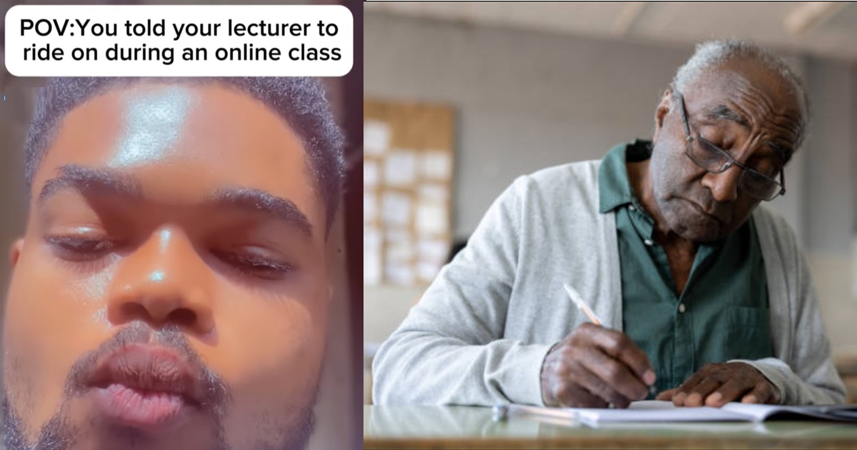 Man shares his lecturer’s reaction when he told him “ride on sir” during lecture (WATCH)