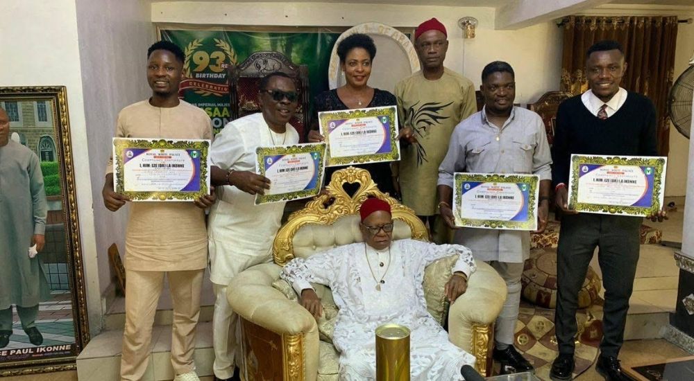 Aba Monarch Confers Chieftaincy Titles On Journalists