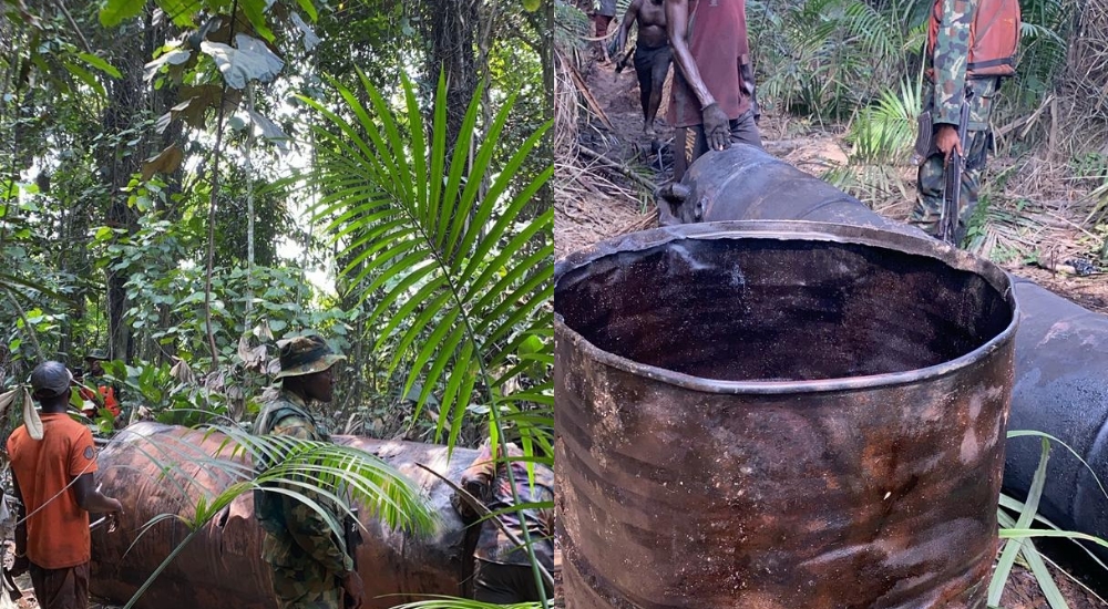 Army Arrests 4 IPOB Suspects Confiscates 45000 Litres Of Looted Crude Oil 20250120 125657 0000