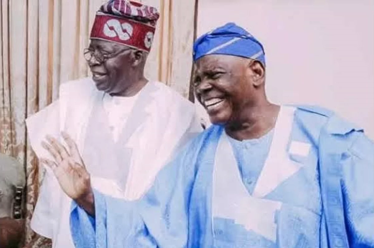 Asiwaju Tinubu and Chief Bisi Akande