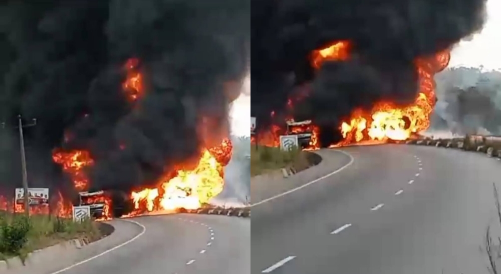 Fuel Tanker Catches Fire In Lagos 20250115 174252 0000