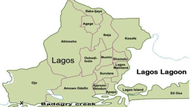 Lagos State map