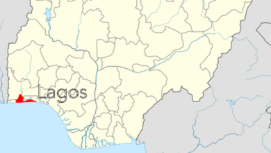 Lagos map