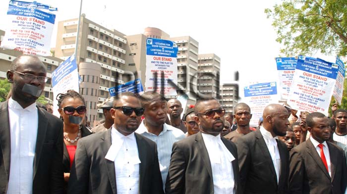 Lawyers protest in Abuja4