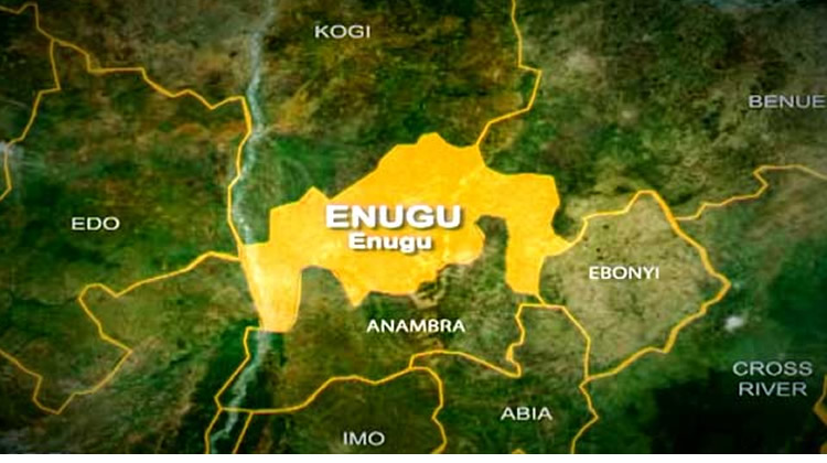 Map of Enugu State