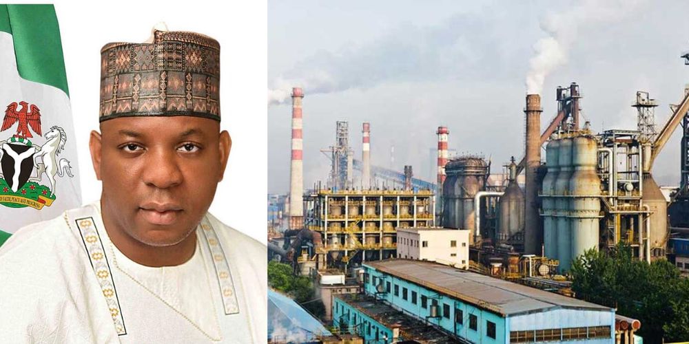 Minister of Steel Development Prince Shuaibu Abubakar Audu and Ajaokuta Steel Company