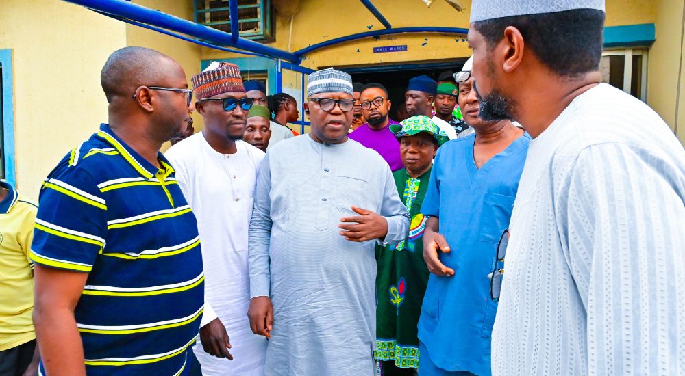 NNPC Ltds Executive Vice President Downstream Mr. Isiyaku Abdullahi visited the site of the tanker e