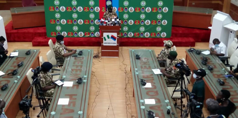 Nigeria Army DHQ media briefing 2