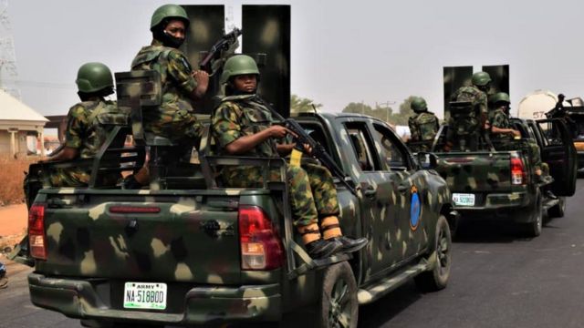 Nigeria Military troops