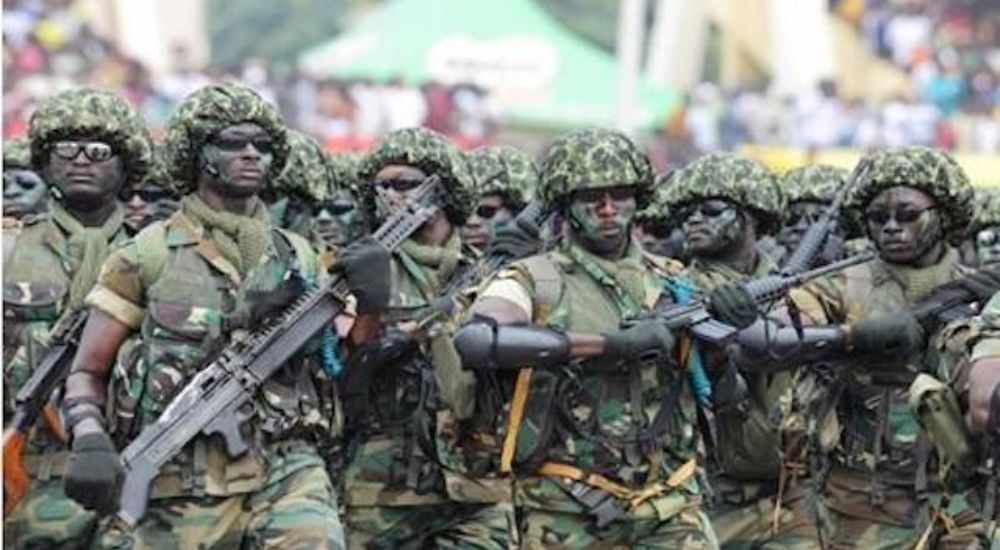 Nigerian troops