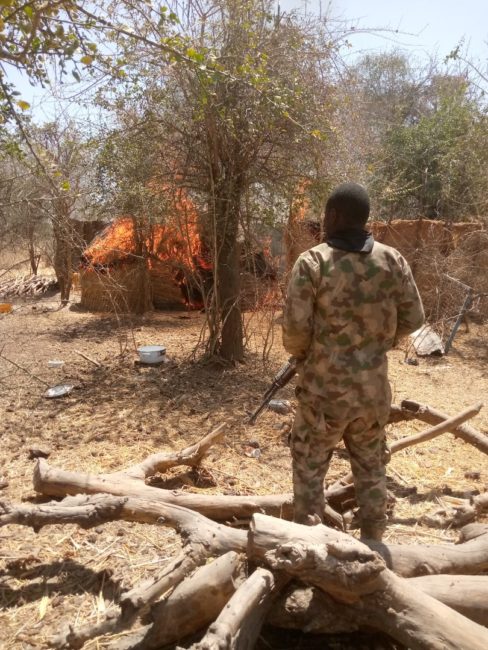 Troops Kill 4 Terrorists Destroy Hideout In Borno2