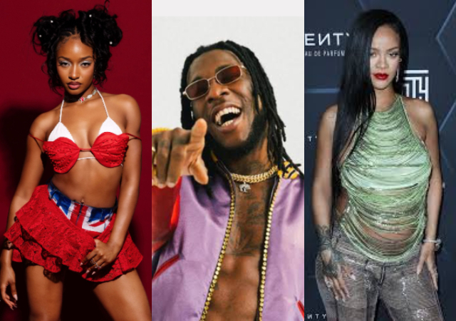 Ayra starr Burna Boy Rihanna