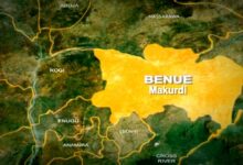 Benue State map