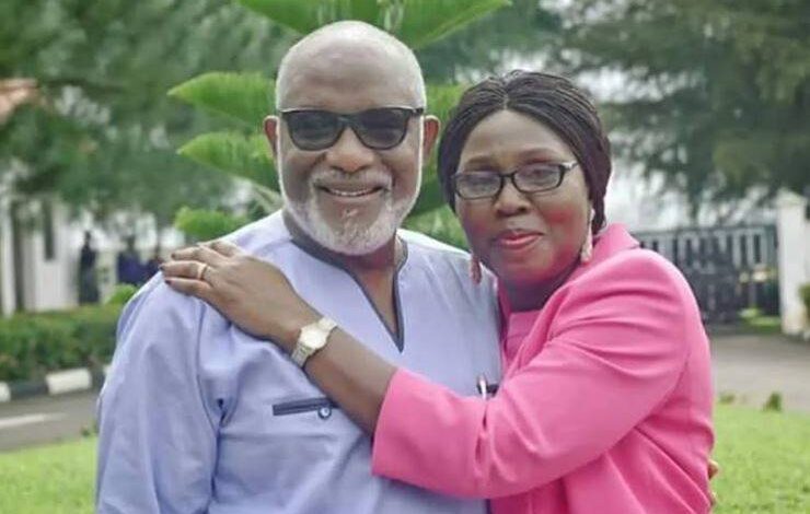 Betty Akeredolu and Rotimi Akeredolu 1