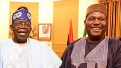 Bola Tinubu and George Akume