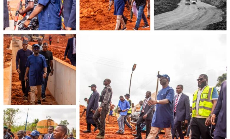 GOV OKPEBHOLO CONNECTS MORE COMMUNITIES IN EDO CENTRAL INSPECTS 36 KM NEW ROAD 3