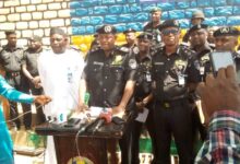 Kaduna CP Muhammad Rabiu at a press briefing on Tuesday February 11 2025 1080x630