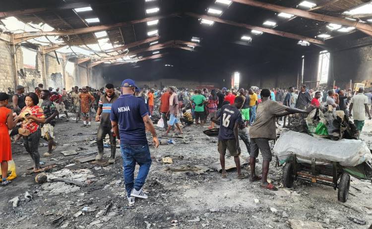 Lagos markets fire 1