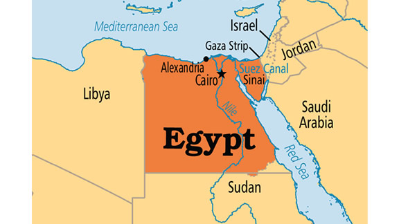 Map of Egypt