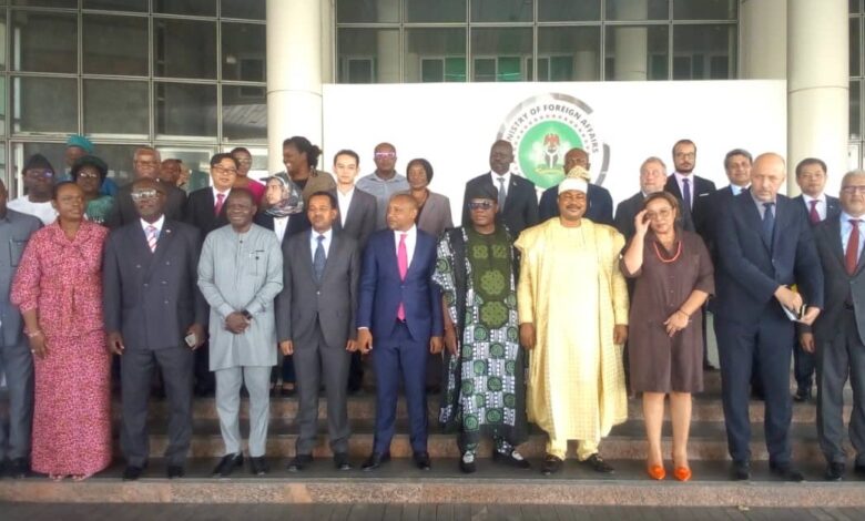 Osun govt representatives with Ambassadors in Abuja on Tuesday 1080x630