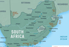 South Africa map