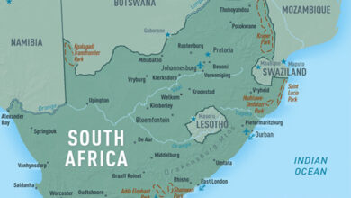 South Africa map