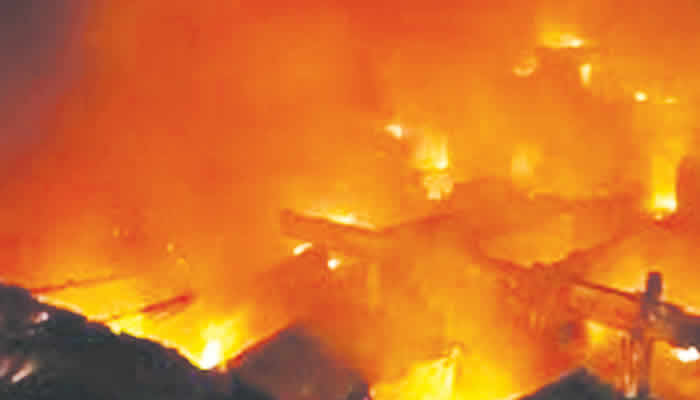 The Tunga market fire outbreak