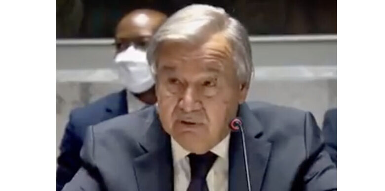 United Nations Secretary General Antonio Guterres