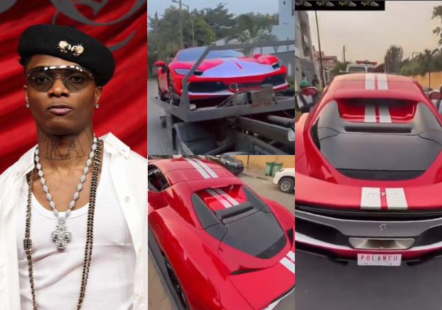 Wizkid Ferarri