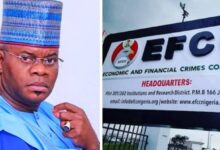 Yahaya Bello and EFCC logo 2