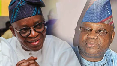 Adegboyega Oyetola and Ademola Adeleke